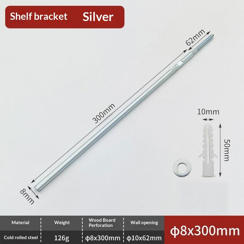 1Set Floating Shelf Bracket 100-300Mm Floating Shelf Bracket Wall Mount Support Wall Bookshelf Invisible Partition Support Parts