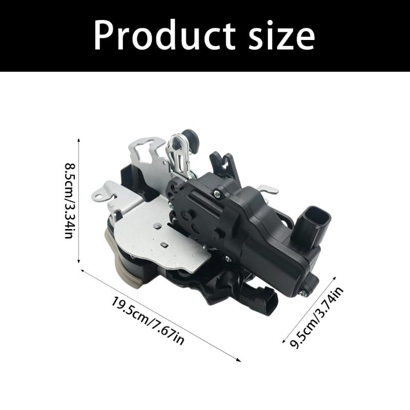 Rear Door Lock Actuator Assembly CK2Z1526412J for Driver Rear Door Service, Metal Lock Structure and Molded Housing Service Part Unit