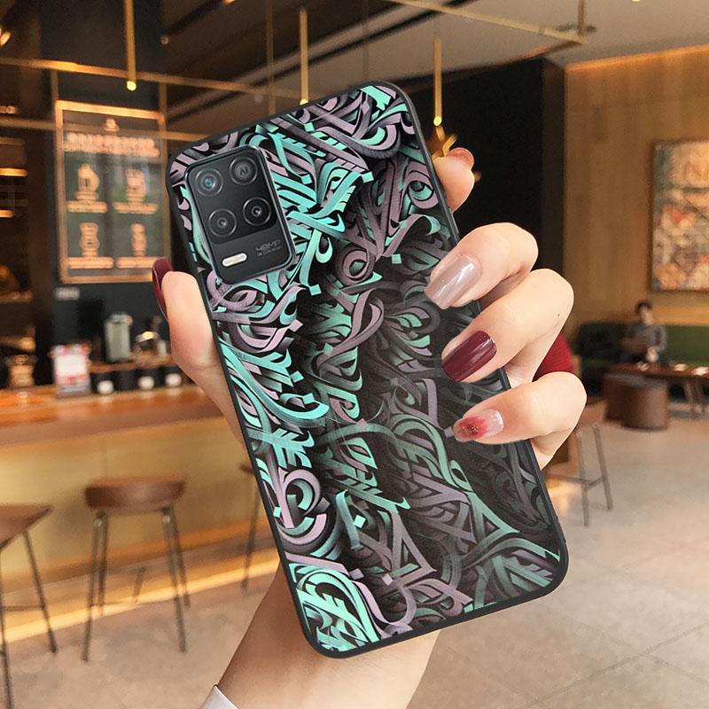 Pokras Lampas Graffiti Case for OPPO Realme GT 2 Pro X2 Pro XT C25S 8 7 6 Pro 6i Realme GT Master C3 C21 C21Y C11 X3 SuperZoom