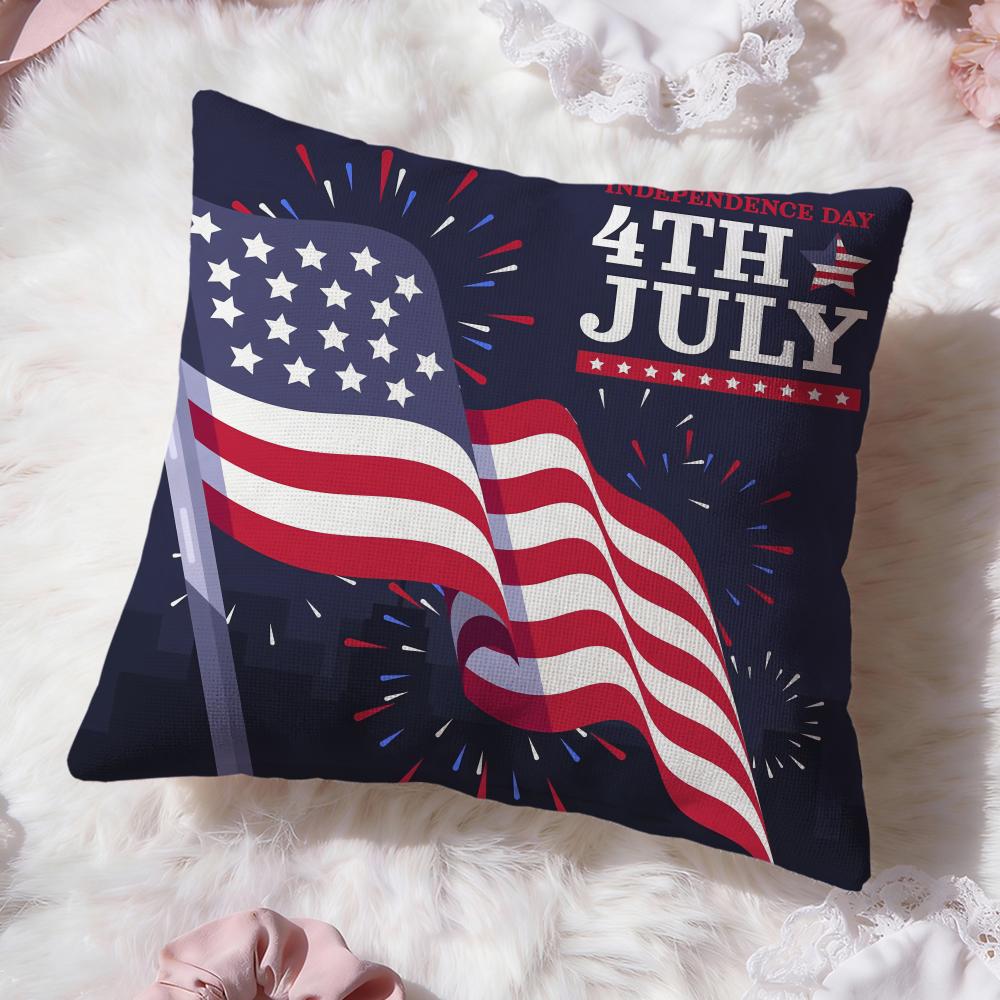 Modna Poszewka na Poduszkę Dzień Niepodległości Miękka Zmywalna Poszewka na Poduszkę Wieloscenariuszowa do Kanapy Łóżka Podróży Biura