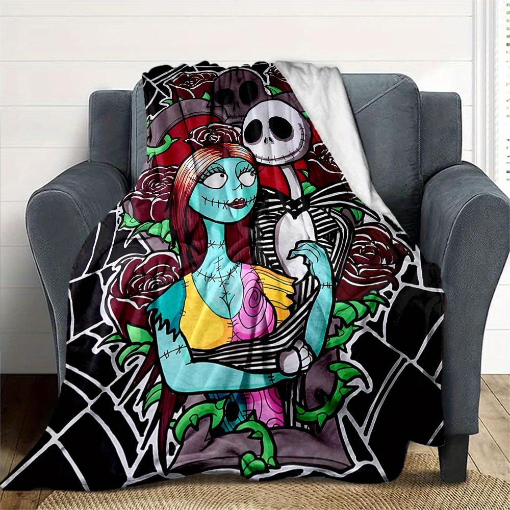 1pc, Disney The Nightmare Before Christmas Blanket, Soft Throw Blanket for Couch Bed Sofa, Living Room, Travel, Camping