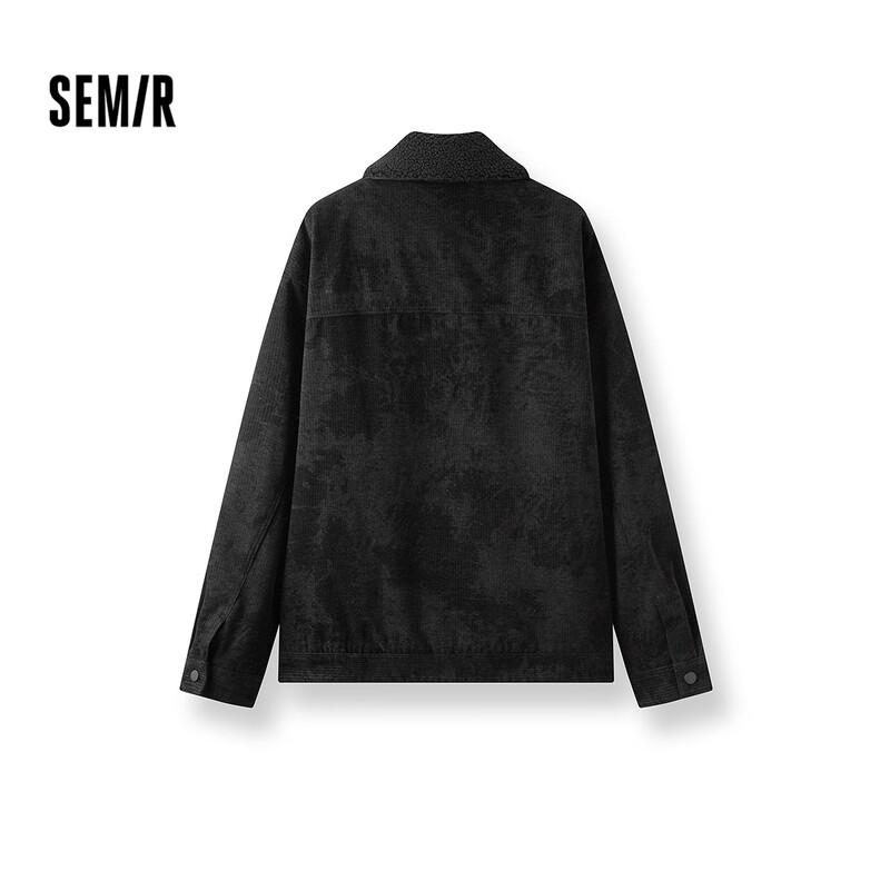 Semir Men's Winter Faux Shearling Denim Jacket