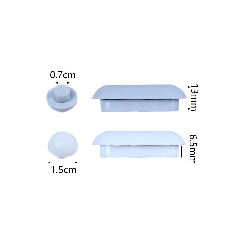 6/4/2pc Toilet Seat Bumper Toilet Noise Dampening Bumpers Toilet Seat Mute Replacement Cushioning Pad Gasket Bathroom Home Hotel