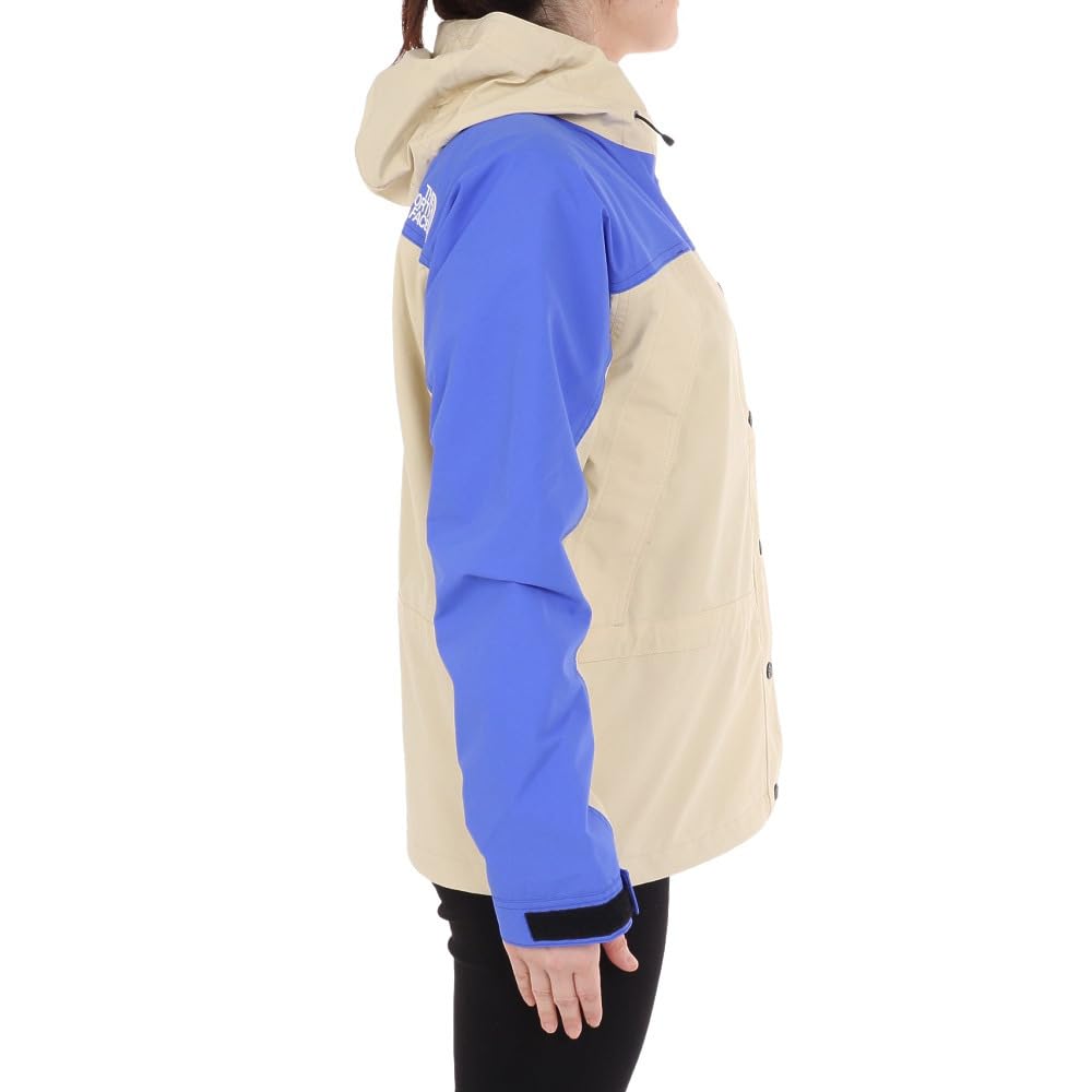 The North Face Mountain Light Waterproof and Size XL Women's Jacket, GORE-TEX, Breathable, Gravel/Solar Blue,