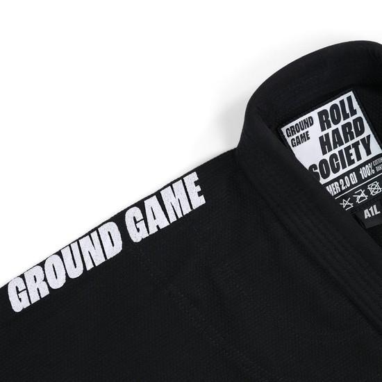 Ground Game Kimono/Gi Bjj Men's Gamer 2.0 Black A2