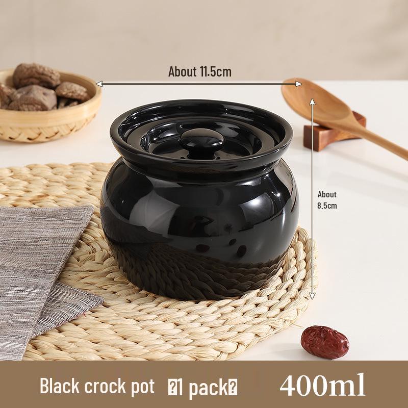Ceramic Double-Boiling Steaming and Stewing Pot for Shaxian Soup