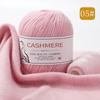 Alashan Cashmere Yarn: 6+6 Goat, Mink Blend, Medium-Thick Hand-Knitting Yarn for Scarves