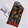 1pc Mortal Kombat3 Beach Towel, Beach and Seaside Swimming Pool Equipment, Fashion Pattern, Rectangular, Travel Essentials