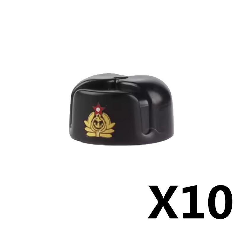 MOC Figure Soldato Città Casco Blocchi da Costruzione Accessori Cappellino da Baseball Sci Cappello da Strega Cowboy Ufficiale USA Bandito Mattoncino Giocattolo Regalo J022