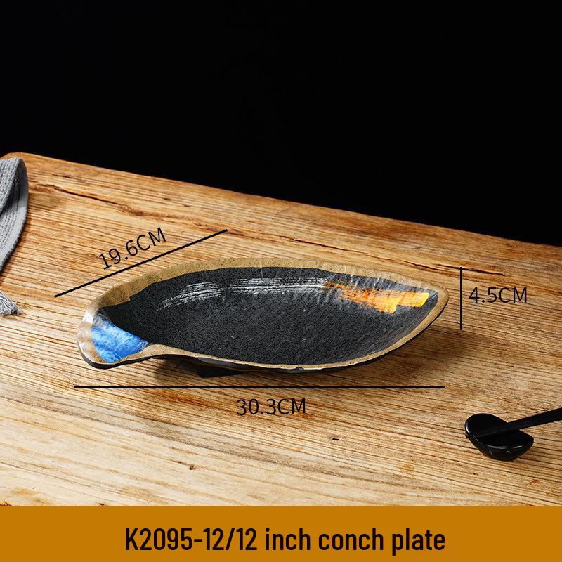 Melamine Sushi & Yakiniku Plate: Japanese Restaurant Tableware for BBQ & Hot Pot