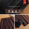 2025 New Style High Waist Slimming Winter Down Pants for Women: Thickened, Straight Leg, Warm Pants for Middle-Aged and Elderly