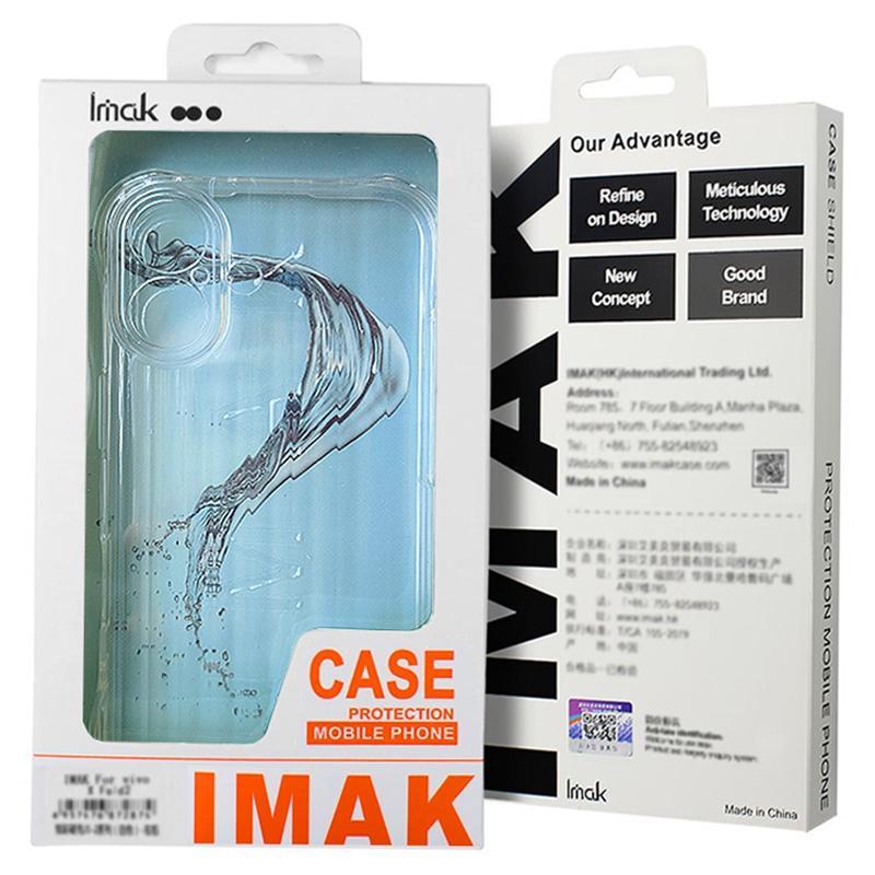 IMAK For Motorola Edge 50 Ultra 5G/Moto X50 Ultra 5G Case PC+TPU Clear Phone Cover