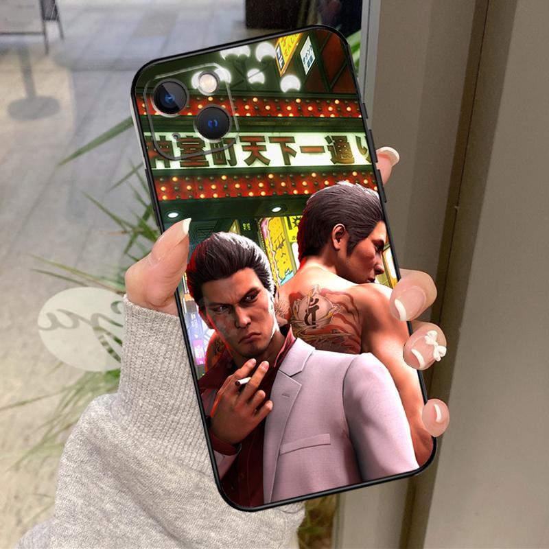 Yakuza 0 Game Case For iPhone 17 Pro Max 15 14 13 12 11 16 Pro Max Plus 12 13 Mini 16e 17 Air Back Cover