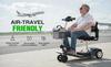E-Scooter Sweetrich Air Classic Elektroroller Faltbar 250W 24V 12Ah 6" 7,5" Räder Leichter faltbarer E-Scooter mit 360° drehbarem Sitz