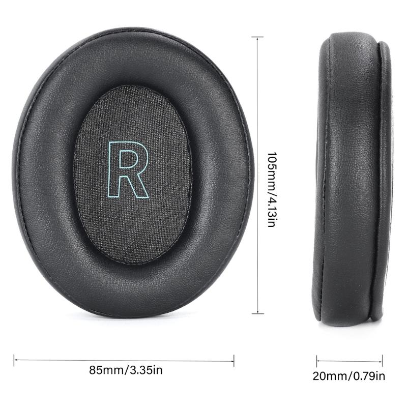 Premium Protein Leather Replacement Earpads Breathable Comfort Fit For XIBERIA K02 Earphone Ear Cushions Extended Gaming