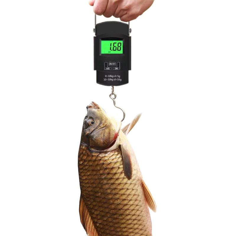 1/2SZT 50kg LCD Cyfrowy Wyświetlacz Przenośna Elektroniczna Przenośna Waga Bagażowa Ekran Waga Kurierska Hak Mini Waga