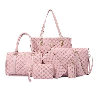 Retro dames tassen, nieuwe schoudertassen, handtassen, sets van meerdere delen, modieuze schoudertassen voor woon-werkverkeer.
