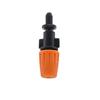 Orange Atomizing Micro Nozzle With Screw Connector Irrigation Micro Drip Fittings Watering Cooling Spray Sprinkler 10 Pcs