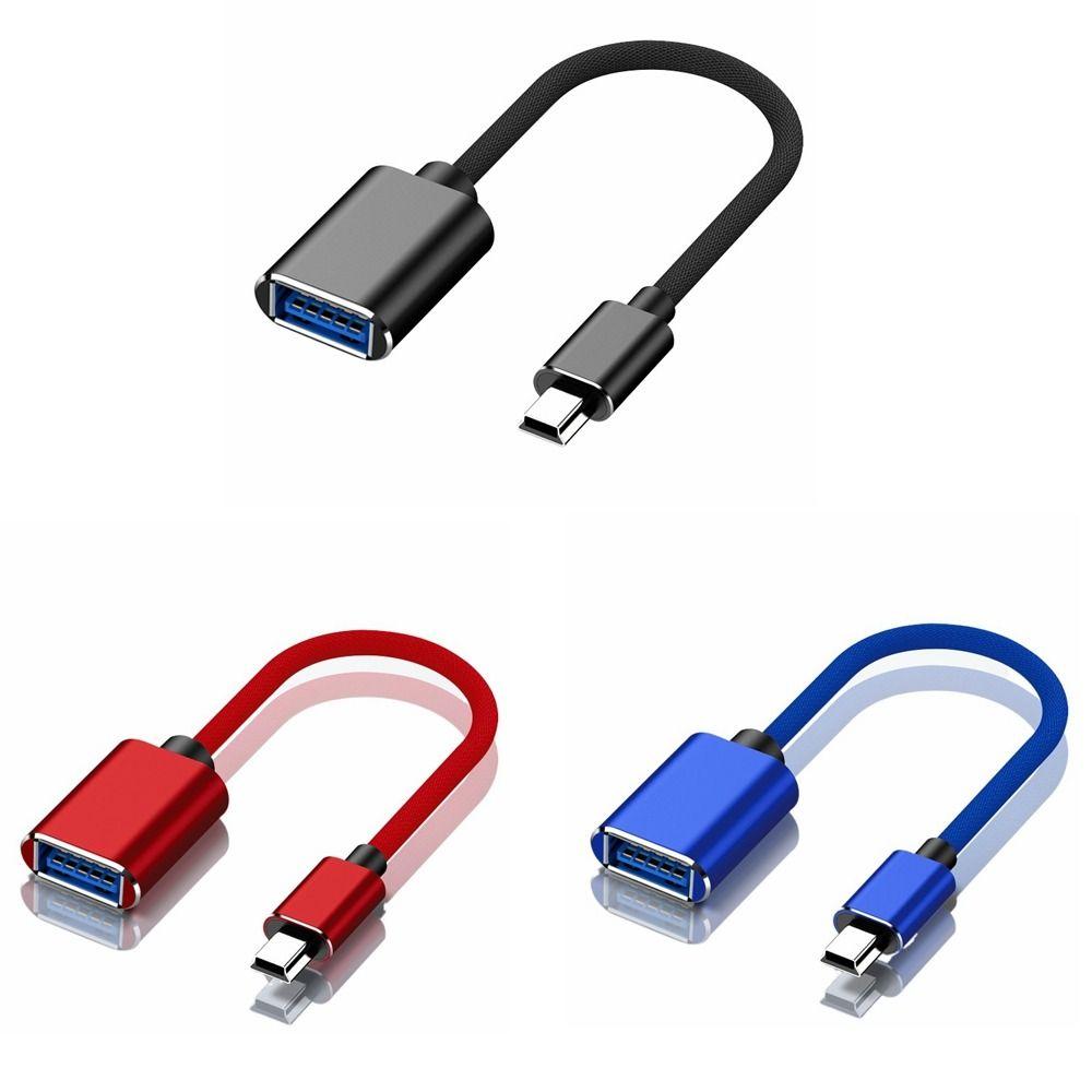 Mini To USB Mini USB Adapter Cable 5P Mini To USB OTG Adapter  For Car Audio /MP3 MP4 Player