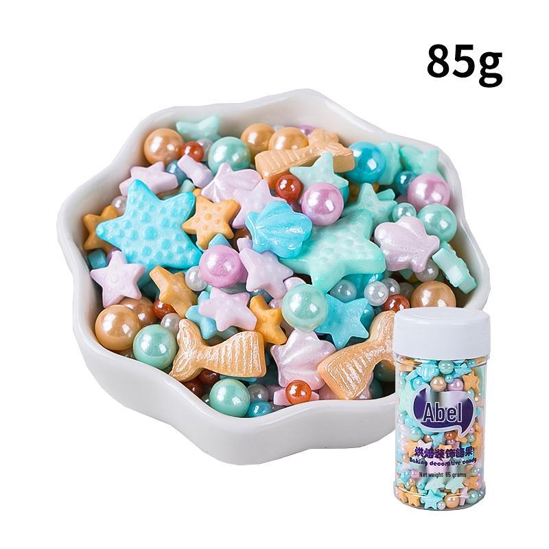 Bunte Zuckerformen: Herzen & Kurven zum Dekorieren von Kuchen, Desserts & Donuts