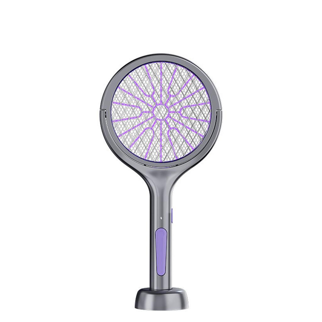 Foldable Extendable Electric Mosquito Swatter with Automatic Mosquito Lure and Strong Mosquito Killing Function Rechargeable Indoor Outdoor Use