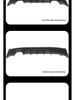 Compatible Gloss Black Rear Diffuser for BMW 2 Series F22, MP Style, Carbon Fiber, Quad/ Dual-Outlet.