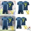 2023-24 Saudi League Victory Away Jersey Ronaldo 7 Short Sleeve Football Kit For Kids