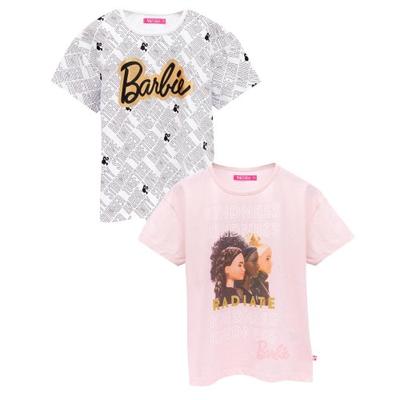 T-Shirt-Set für Mädchen, Freundlichkeit, Stärker, Einheit und Liebe (Packung mit 2)
