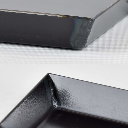 Wahei Freiz Compact Iron Plate 24 X 24cm Black Square Shape Easy To Use for Camping and Home Yakiniku Okonomiyaki Made In Japan Hebis AMB-2082