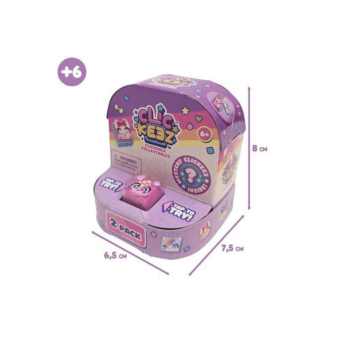 Pack de touches Clickeez - Bizak - Clickeez Twin - Pack de 2 - Surprise exclusive - Clavier anti-stress - Emboîtable