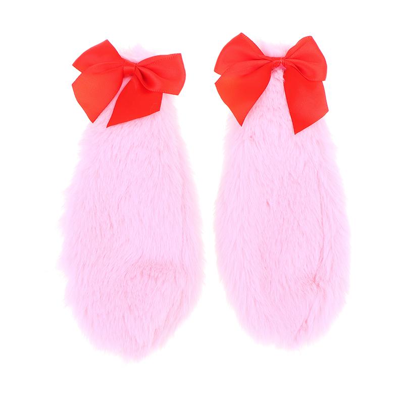 1Pair Motorcycle Helmet Decoration Ears Bow Cute Rabbit Ears Ski Helm Rabbit Ears Helmet Quick Release Accessories