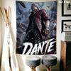 Devil May Cry Wall Tapestry Aesthetic Wall Hanging Printed Fabric Blanket Decorative Tapestries for Bedroom Living Room Home Decor