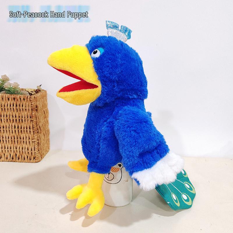 Cartoon Animal Hand Puppet Plush Doll for Kids' Interactive Play