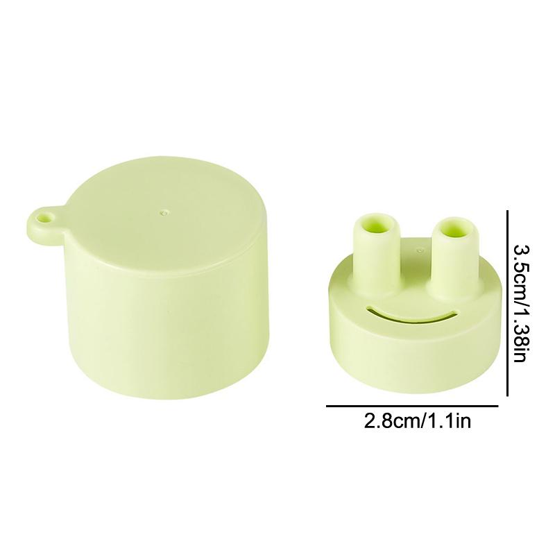 Herbal Inhalant Inhaler Accessory Two Nostrils Sticks Inhaler Tubes Cap Portable Reusable Nasal Inhalers Nasal Suction Cap
