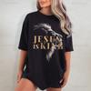 Jesus Is King Shirt Christianity TShirt Christian Lion Graphic Tee Bible Verse Tops Aesthetic Faith Streetwear Gift Unisex Women T
