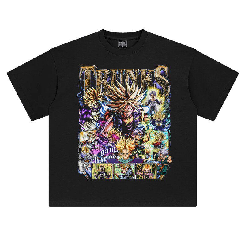 

Cotton All Transformations Trunks Dragon Ball Z TShirt Printed Oversized Soft Comfy Retro Anime Urban Streetwear Fashion Tops S