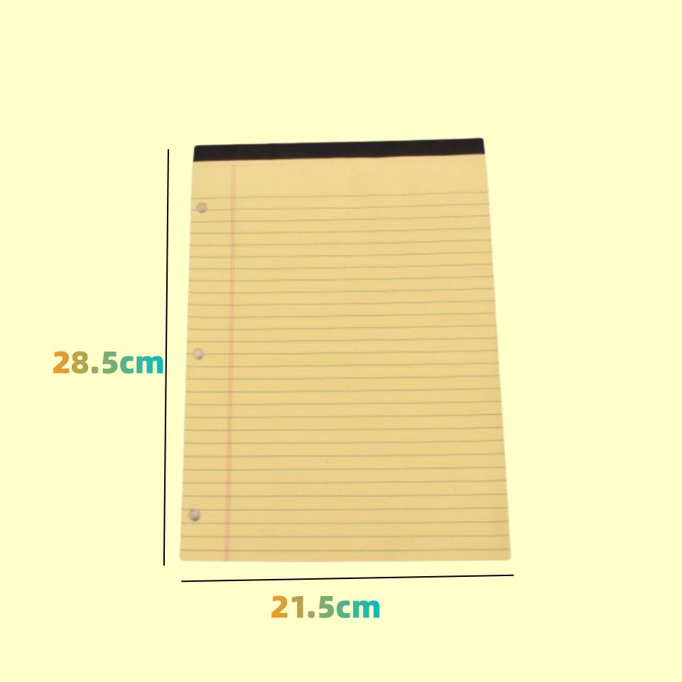 KAISA A4 Flip-Top Notepad - Multi-color, Tear-Off, Sectioned Design
