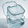 Portable Retainer Case With Mirror Sealed Denture Box Waterproof Orthodontic Aligner Holder For Travel