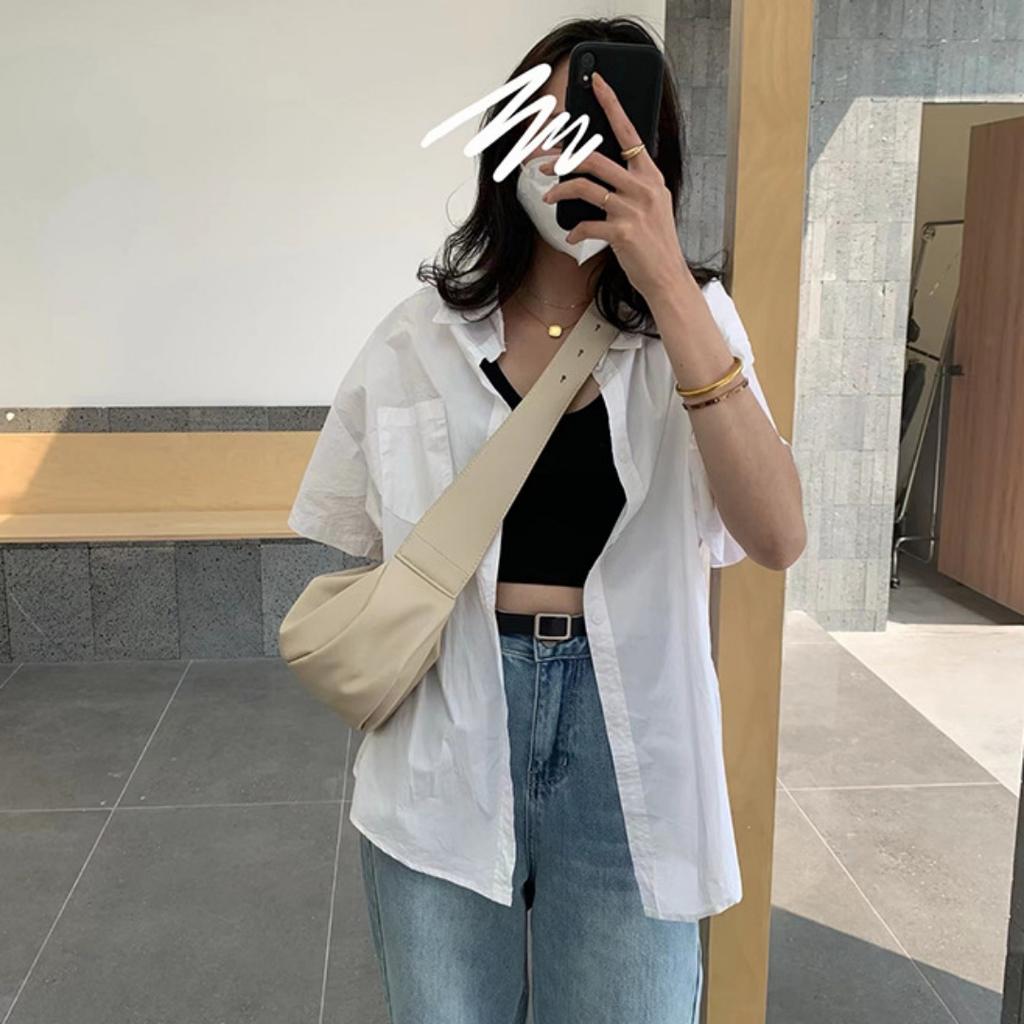 New Women Soft Pu Leather SHoulder Messenger Armpit Retro Lady Pillow Bags Purses And Handbags