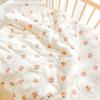Spring Autumn Thin Baby Swaddle Blanket Cotton Dimple Fabric Delivery Room Essential