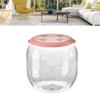 Toy Storage Stool Multipurpose Innovative Round Shape Transparent Storage Stool for Home Living