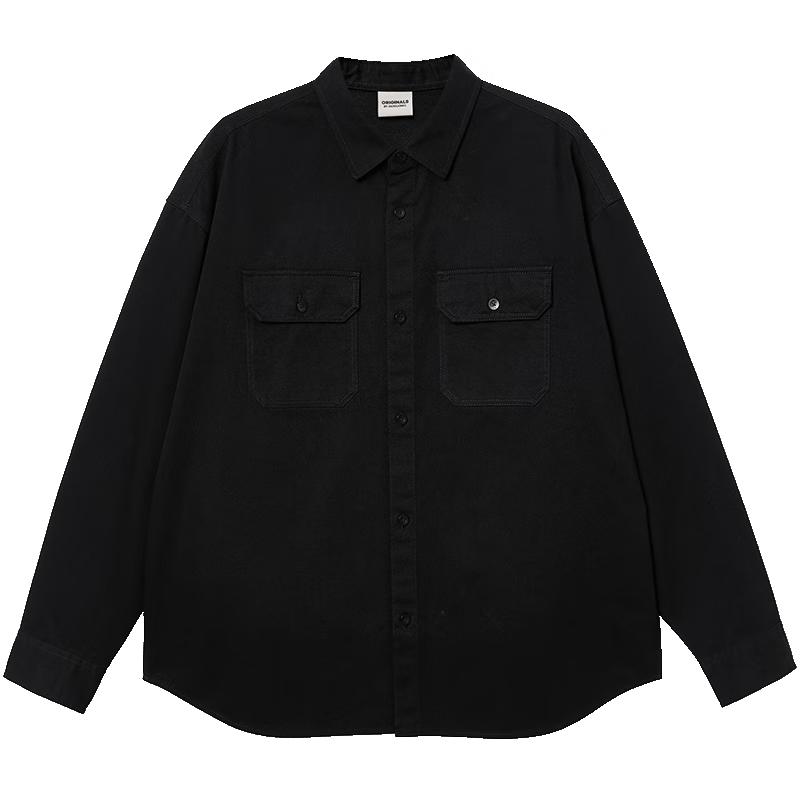

JACK&JONES Men s Oversized Cotton Shirt Jacket S