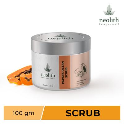 Papaya Detan Yüz ve Vücut Ovucu 100 gr | Bronzlaşmayı giderme, Derinlemesine temizleme, Canlandırıcı | Organik, Paraben ve SLS İçermez