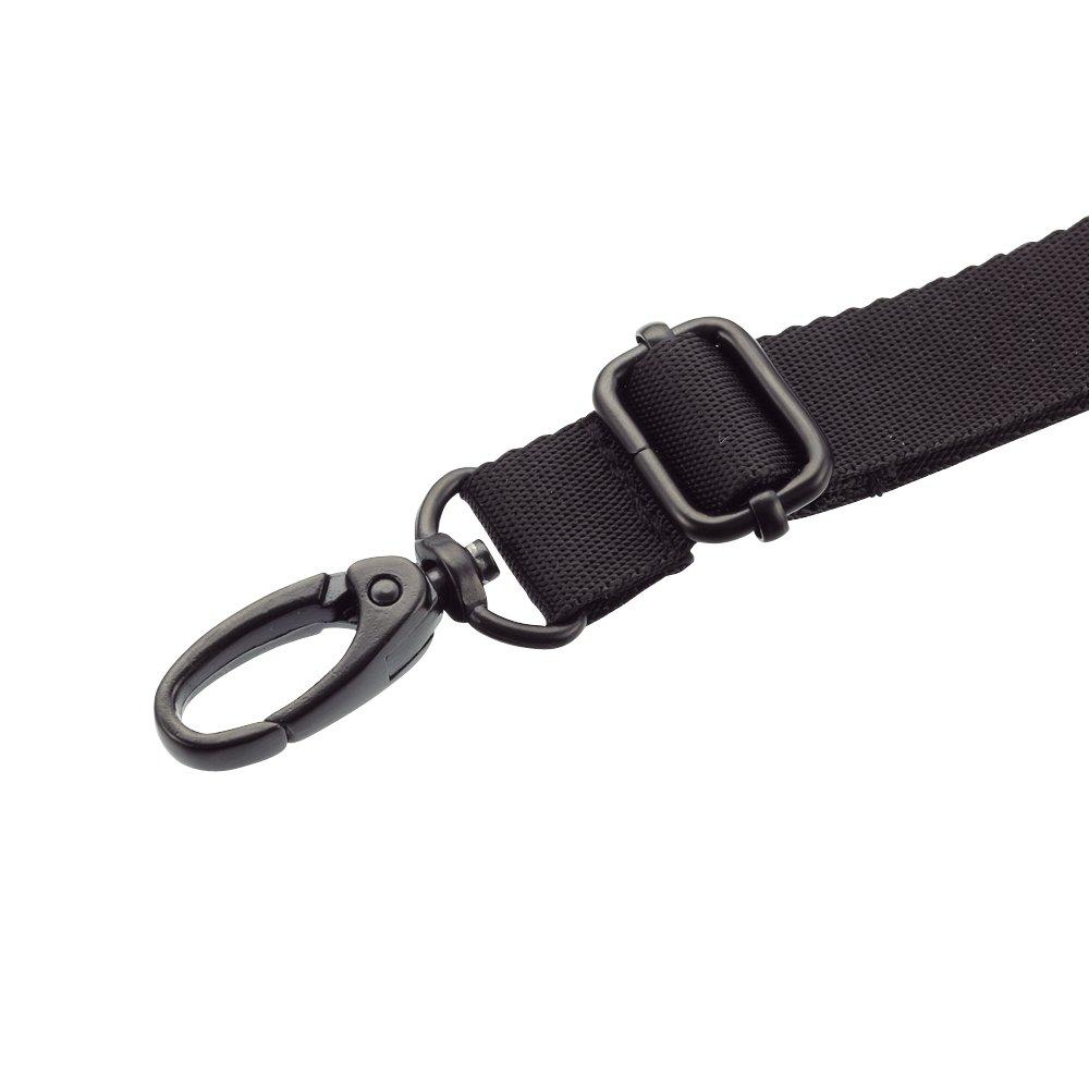 LIHIT LAB Smart Fit Shoulder Strap A7578 20mm Wide Black,