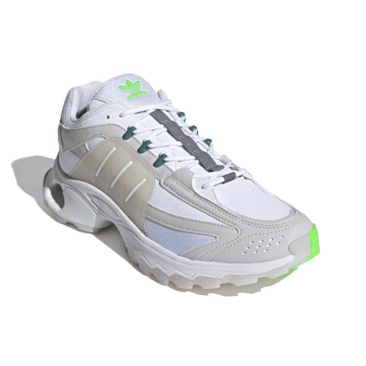 Adidas Originals Thesia Fabric Synthetic Leather Casual Breathable Low-Top Lifestyle Shoes Unisex Sneakers White Light-Gray S42687
