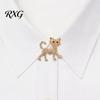 Kitten Lapel Pin Rhinestone Cat Shape Brooch Pin, Clip for Animal Accessory Women Girls, Sweater Cardigan Coat Suit Decoration Jewelry Accessories