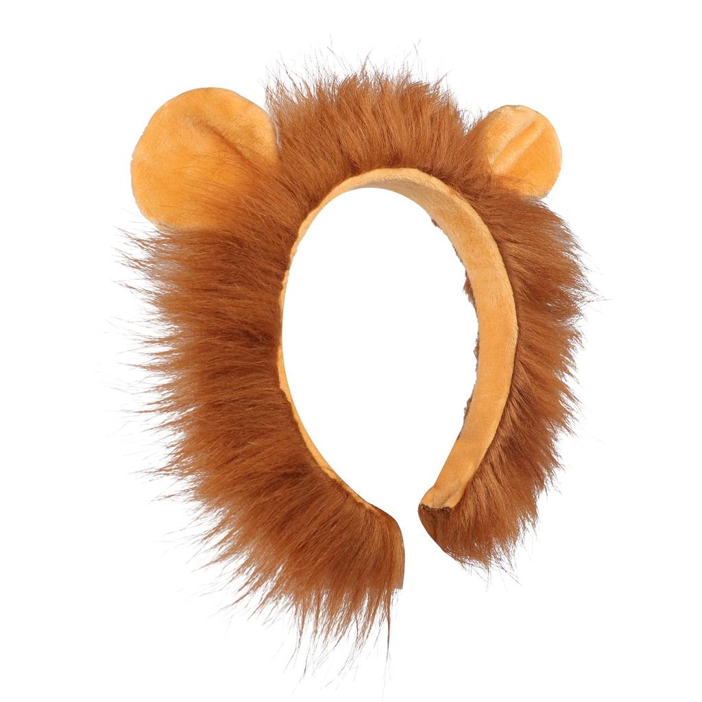Lion Cosplay Lion Ears Tail Gloves Halloween Cute Kigurumi Lion Tail and Ear Headband Kids Adults Animal Fancy Dress Animal Costume Outfit Disguise