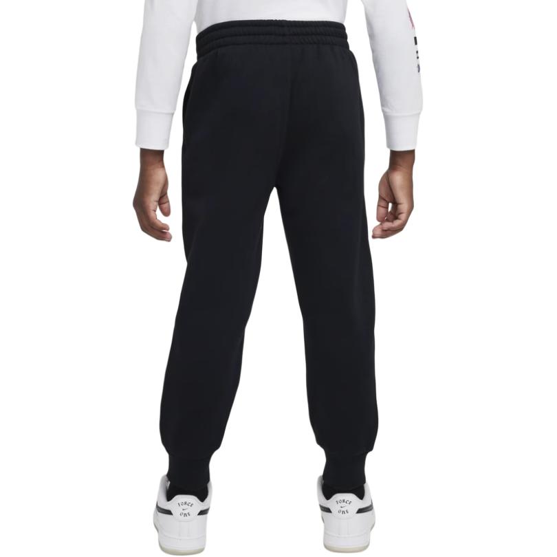 Nike Fashionable Comfortable Soft Versatile Fleece Knit Sports Pants Kids Bottoms Black IB2555-010