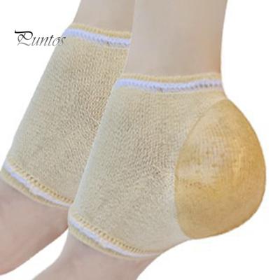 1 Pair Moisturizing Silicone Socks for Cracked Heel Repair Toeless Socks High Elasticity Spa Gel Socks for Dry Cracked Feet Lotion Moisture Pedicure