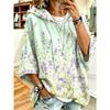 Women's Plus-Size Hooded Sweatshirt, Elegant Comfortable Simple Pattern Print,Fashionable and Versatile